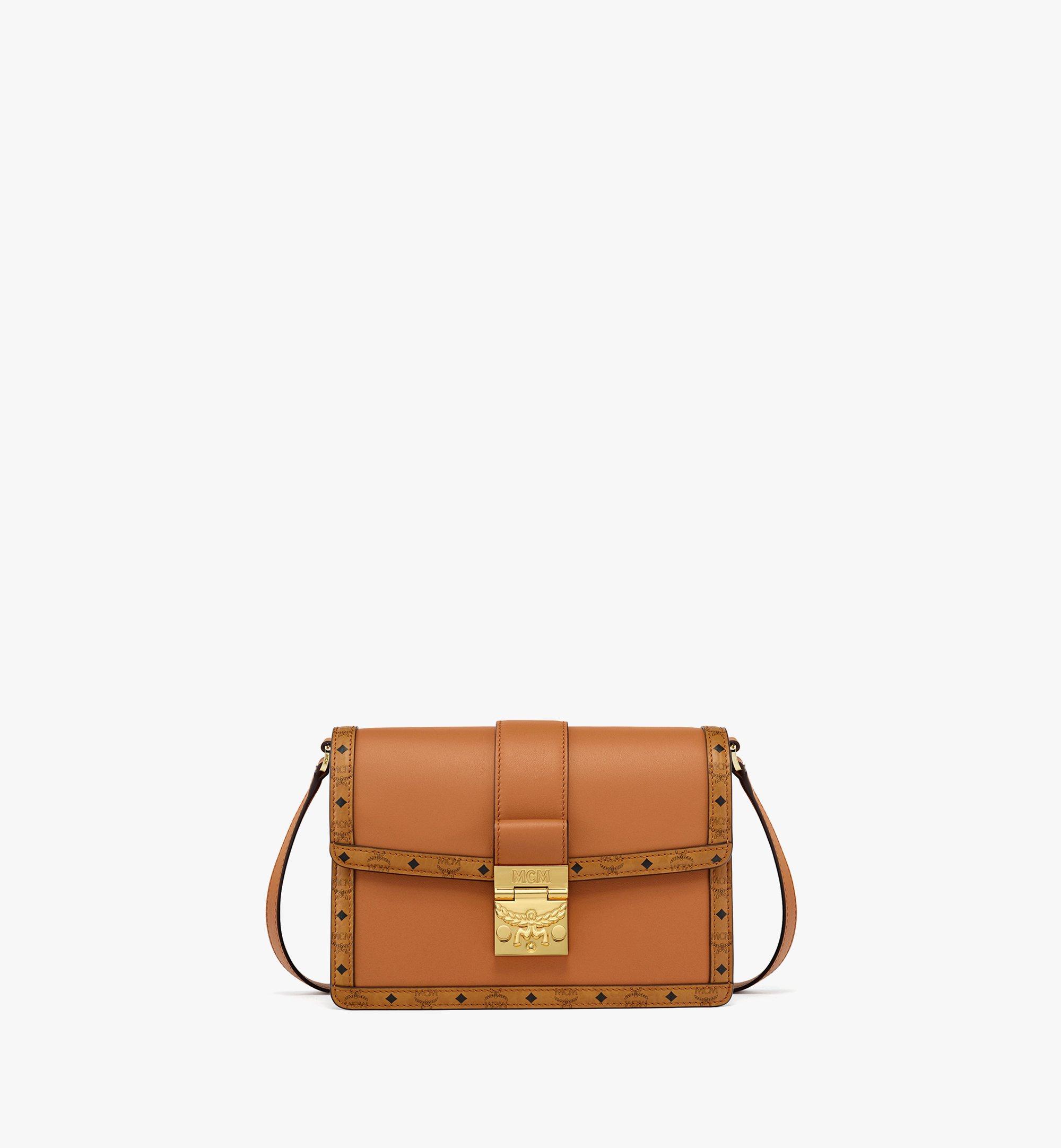Sac porté épaule Tracy en mélange de cuir et Visetos 1